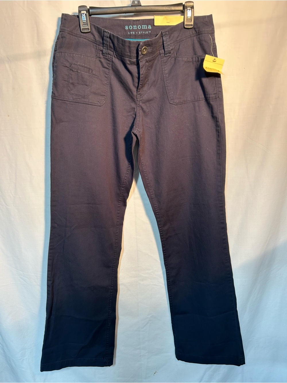 Sonoma Women's Navy Blue Pants Modern Bootcut Size 10 New Tags!